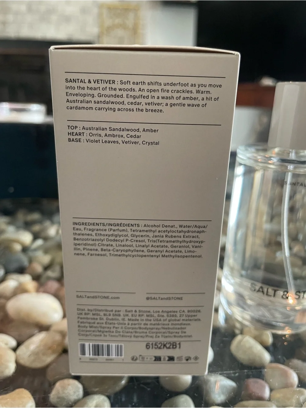 Salt & Stone Body Mist in Santal & Vetiver